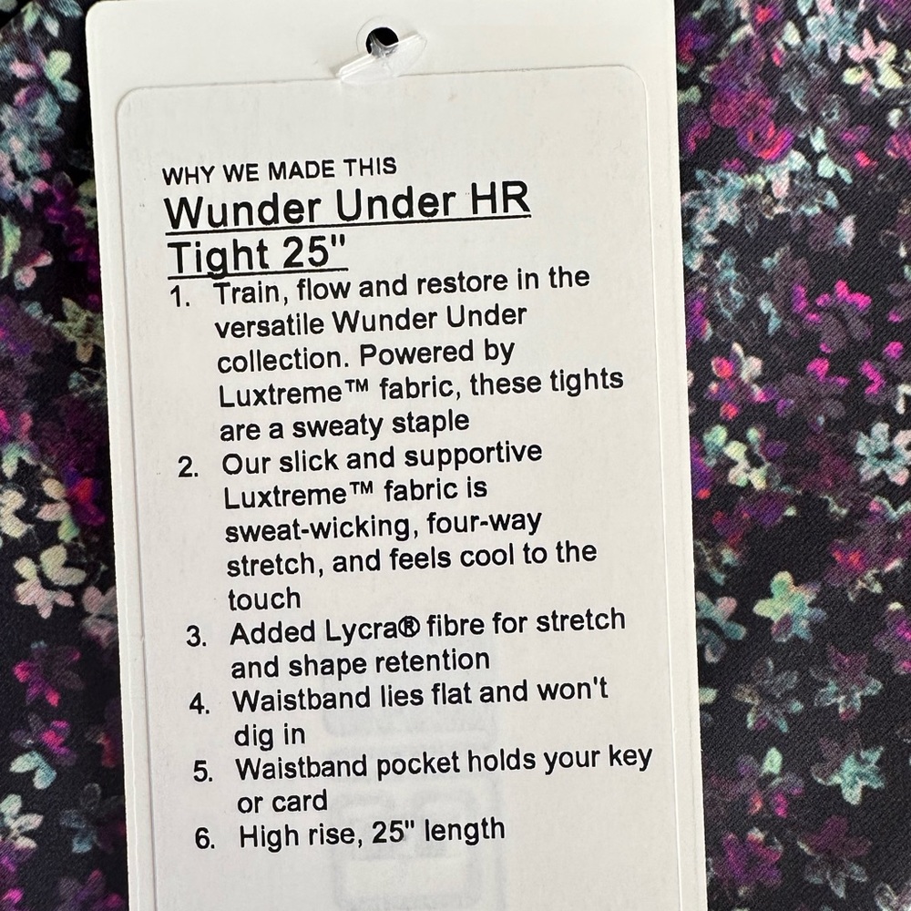 Lululemon Wunder Under HR Tight 25” - Picture 5 of 6